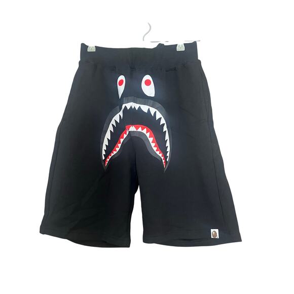 Authentic BAPE Shark Sweat Shorts - Picture 1 of 6